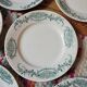 Lot n°2 de 6 assiettes à dessert Ginette Faïencerie Nouvelle