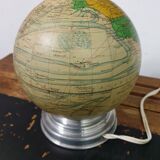 Light earth globe