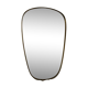Asymmetrical mirror rearview mirror from the 50s-60s - 57x36cm