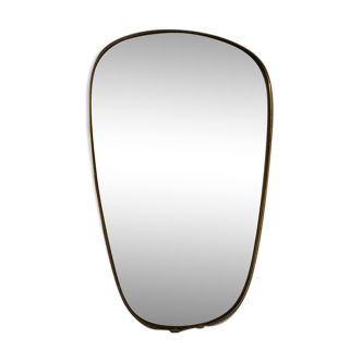 Miroir asymétrique rétroviseur des années 50-60 - 57x36cm