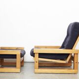 Christer Lundén "Patron" Lounge Chair & Ottoman for Broby Nya Möbler AB
