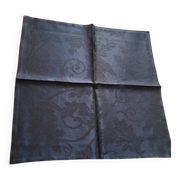 Christofle "Orangerie" Napkin Linen & Cotton Navy Blue