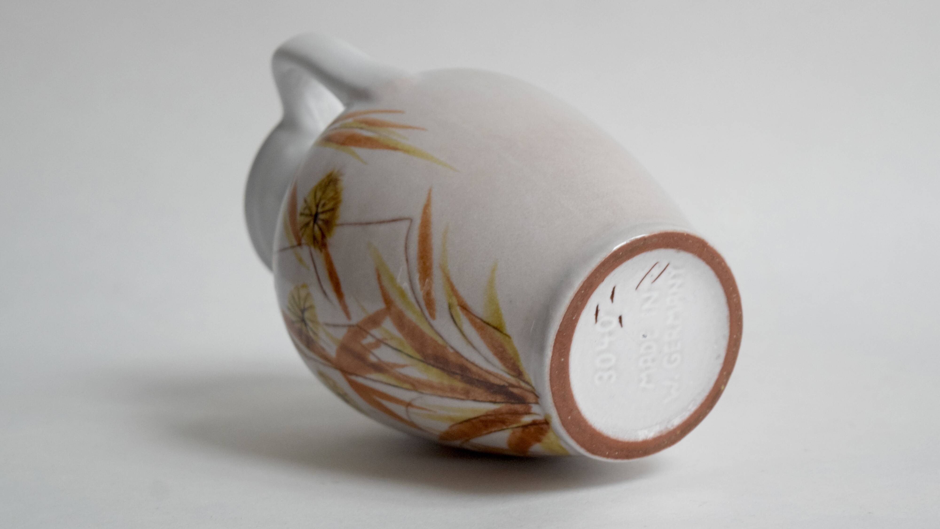 Vintage vase - glazed ceramic amphora - no. 3090 - West Germany