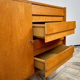 Vintage Oak Sideboard by Jiří Jiroutek, 1960s, Czechoslovakia