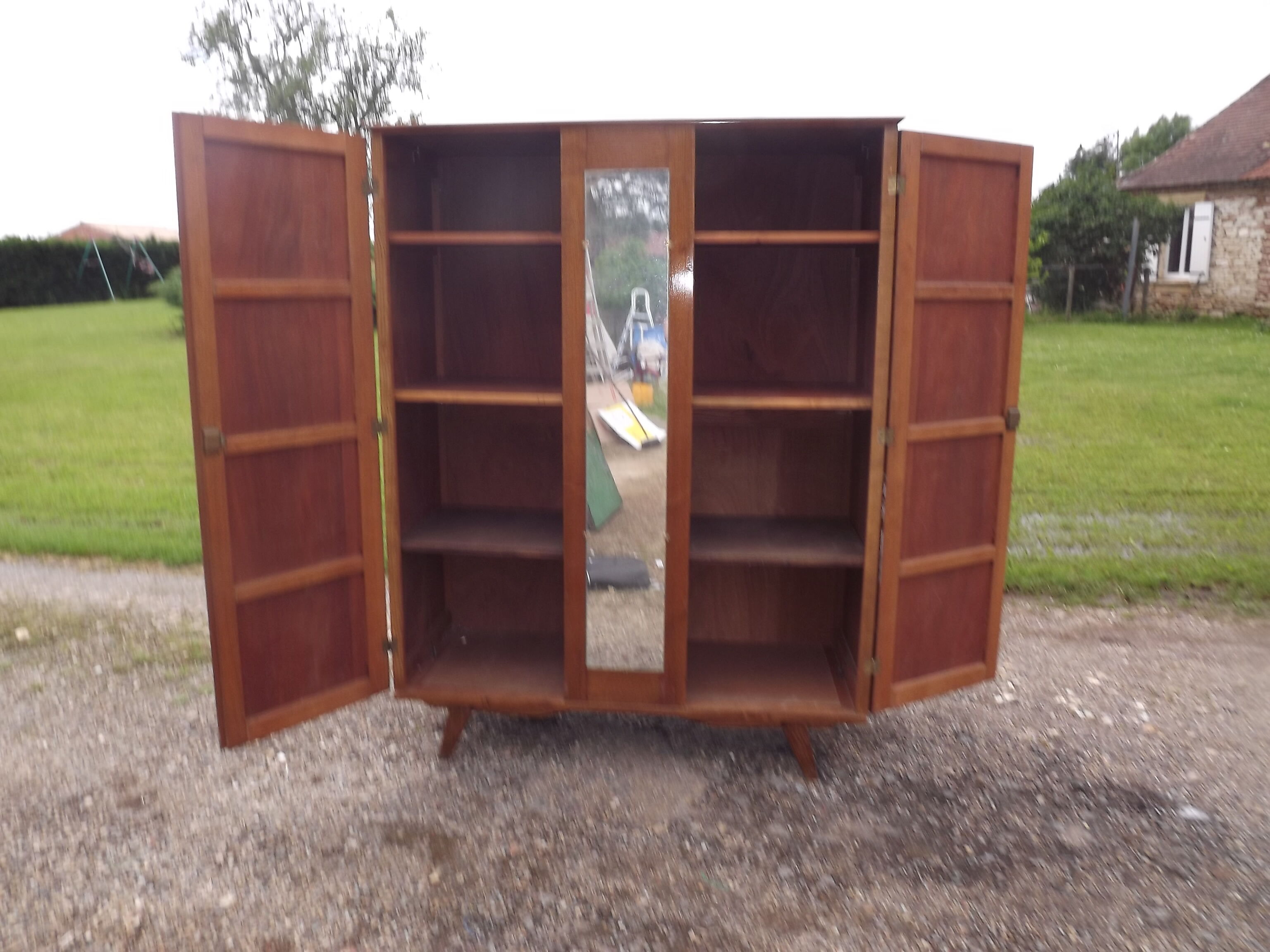 Oak wardrobe 50s