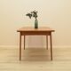 Table en teck, design danois, années 1970, fabriquée au Danemark