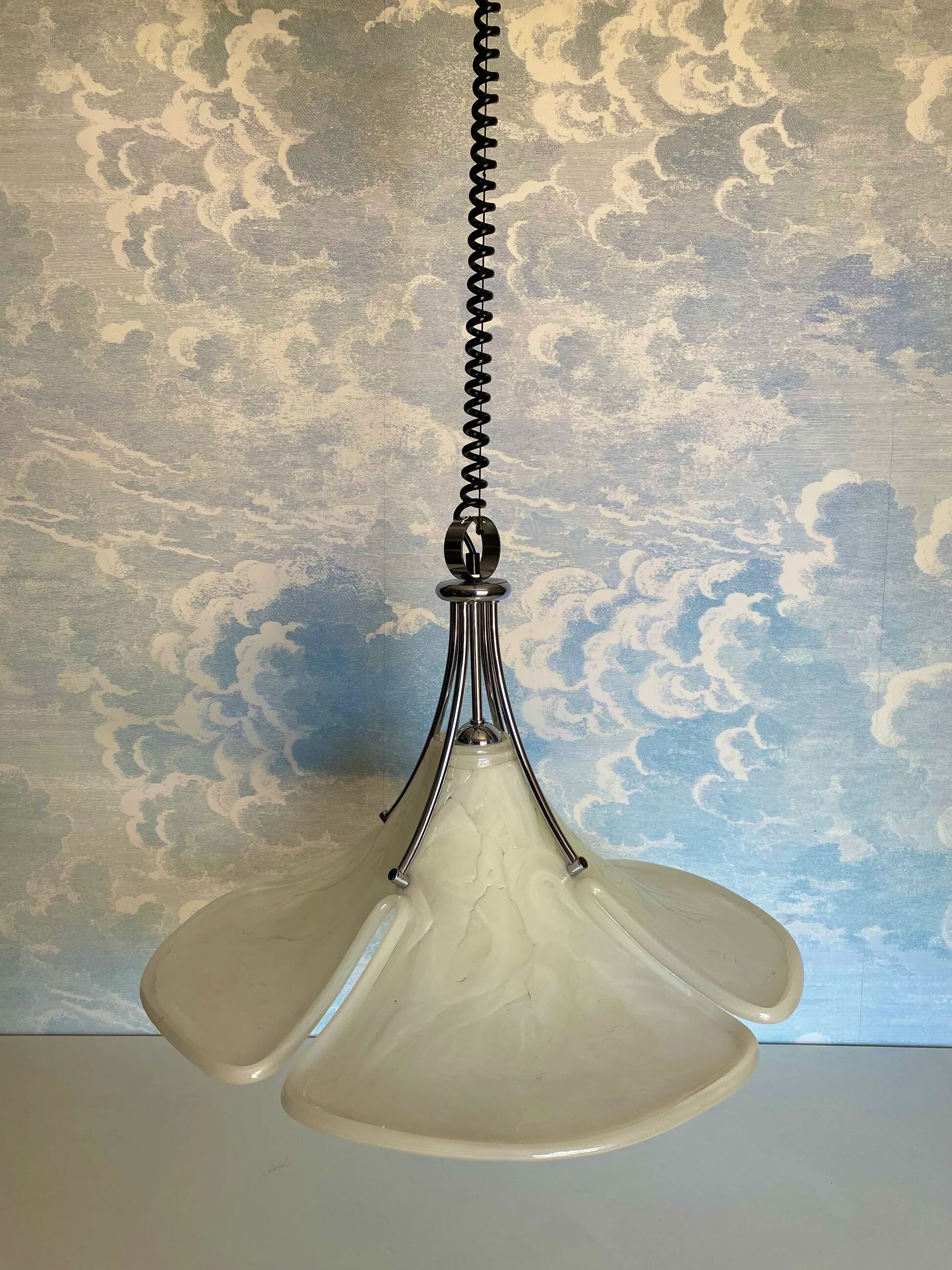 Height adjustable pendant light by Cosack Leuchten, Germany, 1970s