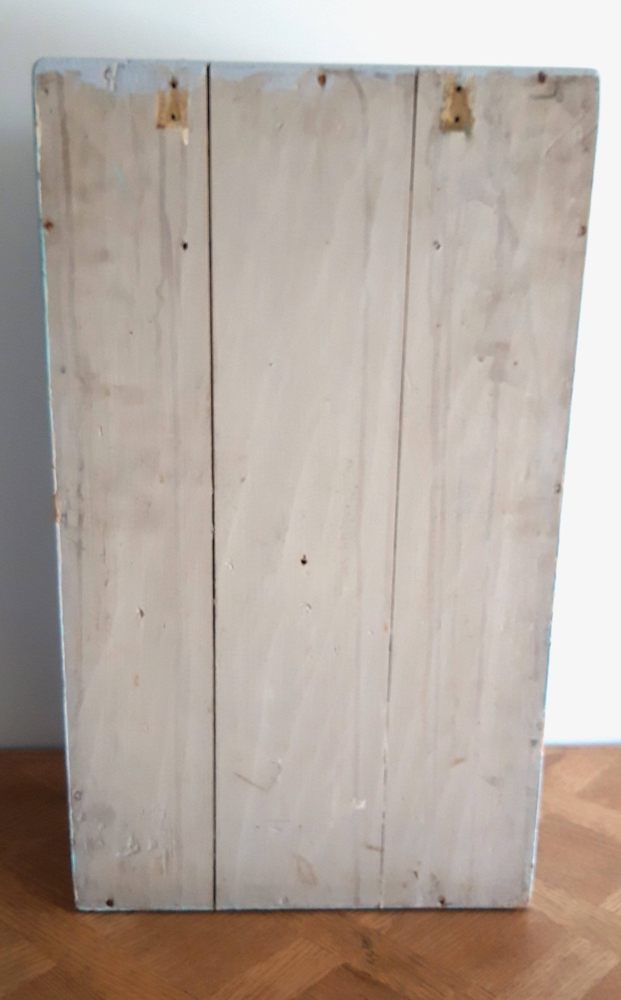 Wooden medicine cabinet