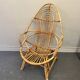 Fauteuil en rotin vintage