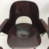 4 chaises Oswald Haerdtl pour Ton, Tchécoslovaquie