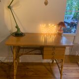 Louis Sognot rattan desk