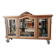 Vitrine vintage en bois clair