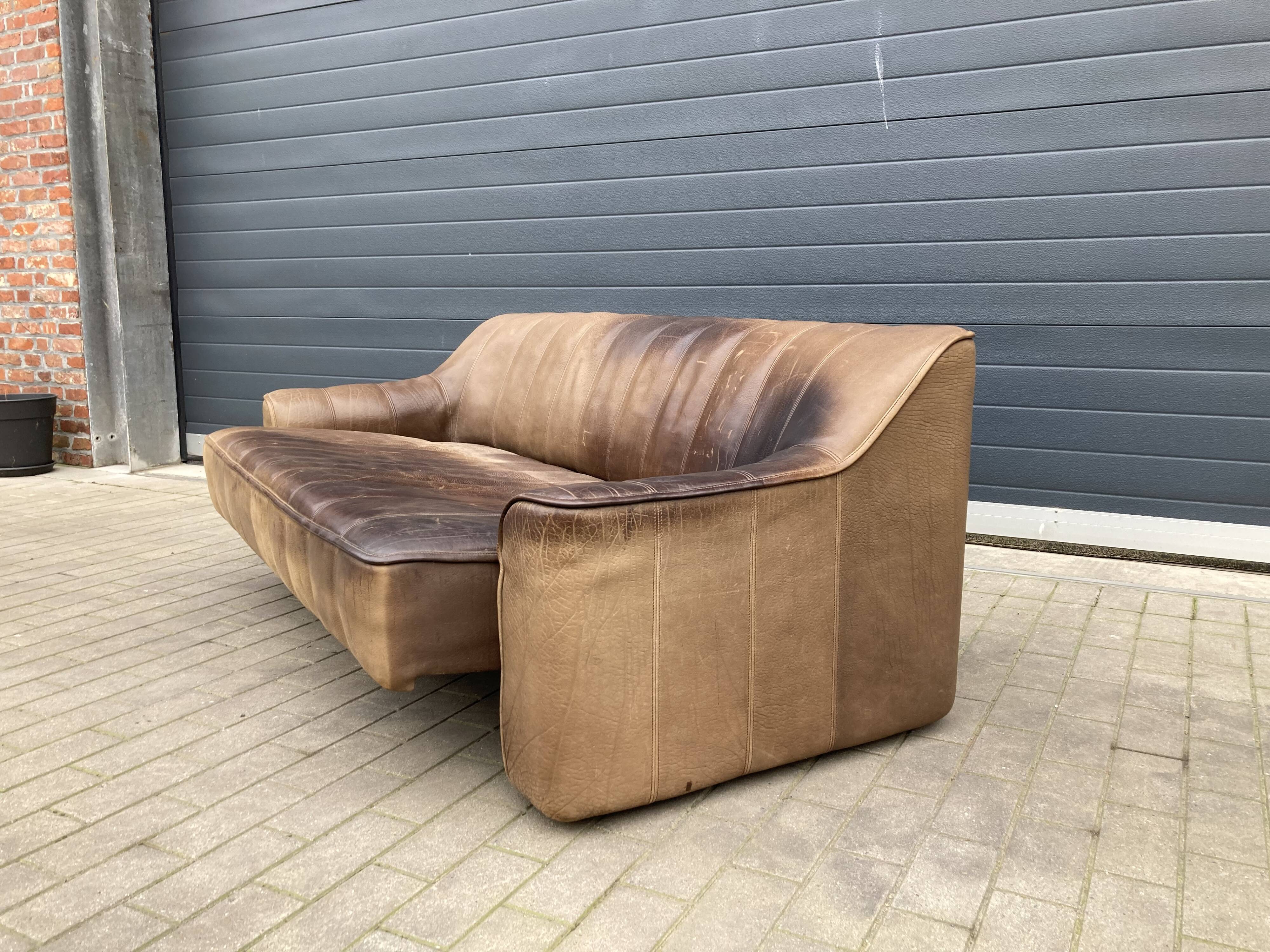 De Sede Ds44 3-seater Buffalo leather NECK 5mm