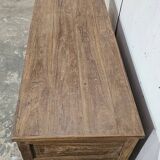 Old low sideboard in Burmese teak