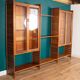 Retro Teak 1960s Mid Century Three Bay Ladder Shelving System