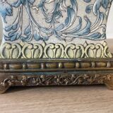 Antique Chinese enameled ceramic lamp