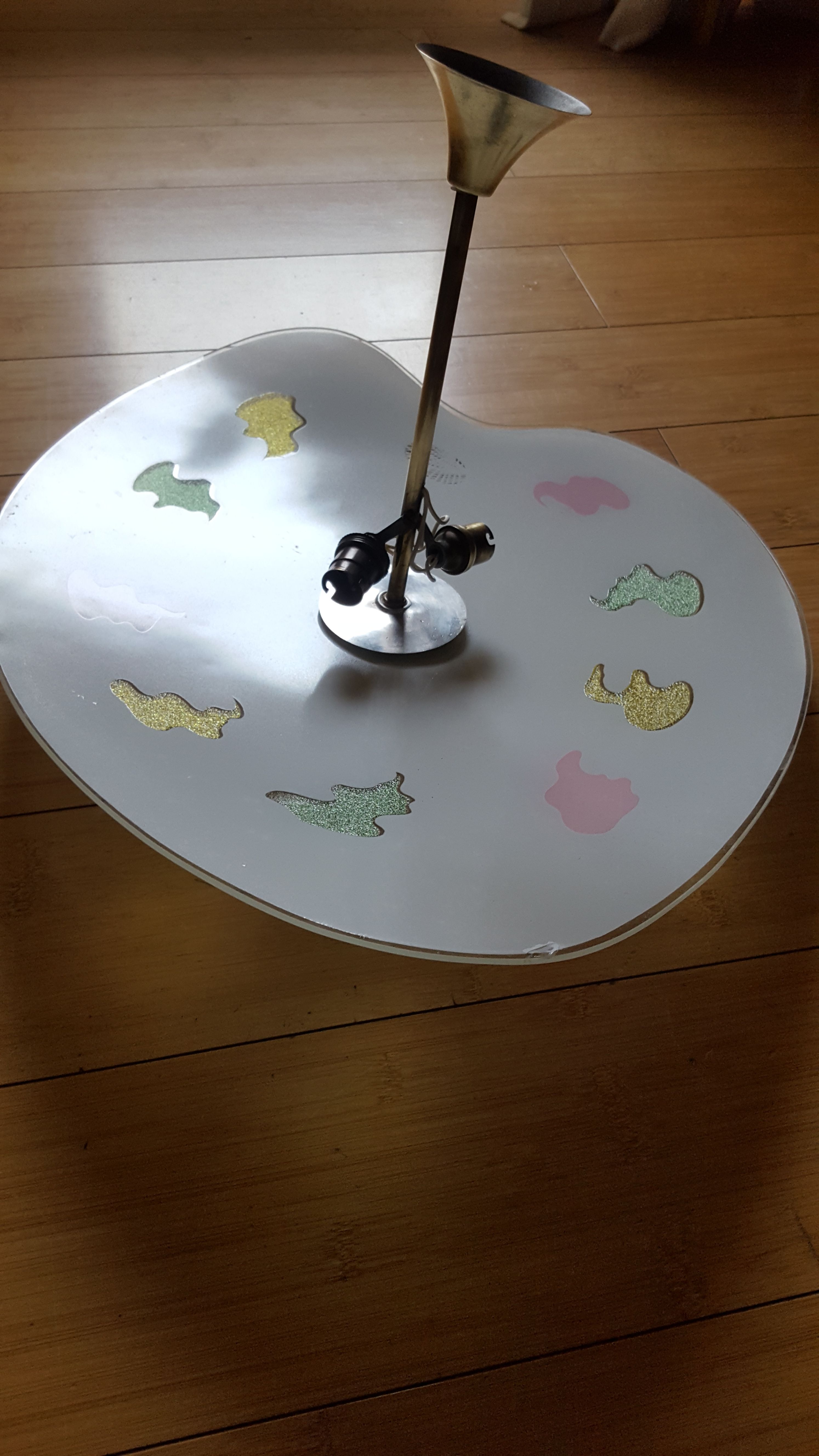 Vintage hanging lamp 1950