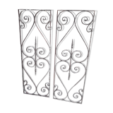 Old wrought iron grids early 20th century