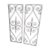Old wrought iron grids early 20th century