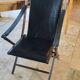 Chaise pliante de campagne vintage