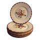 Six vintage Longchamp earthenware plates