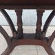 19th-century English style mahogany drop-leaf table.