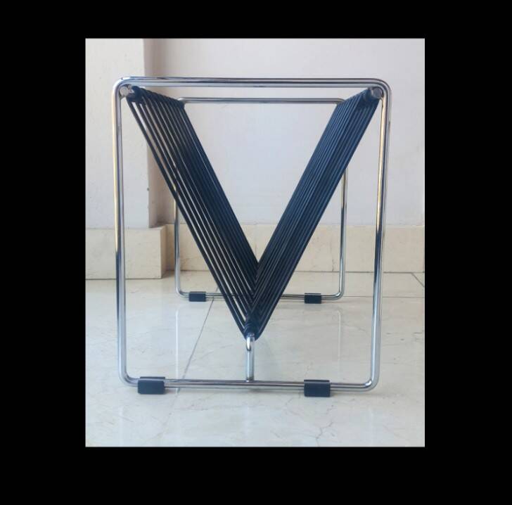 Modernist magazine rack