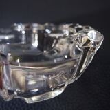 Crystal glass ashtray