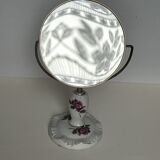 Swivel double-sided toilet mirror