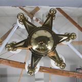 Rare Art Nouveau Chandelier by Emil Kralik for Vulkania, 1920s