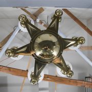 Rare Art Nouveau Chandelier by Emil Kralik for Vulkania, 1920s