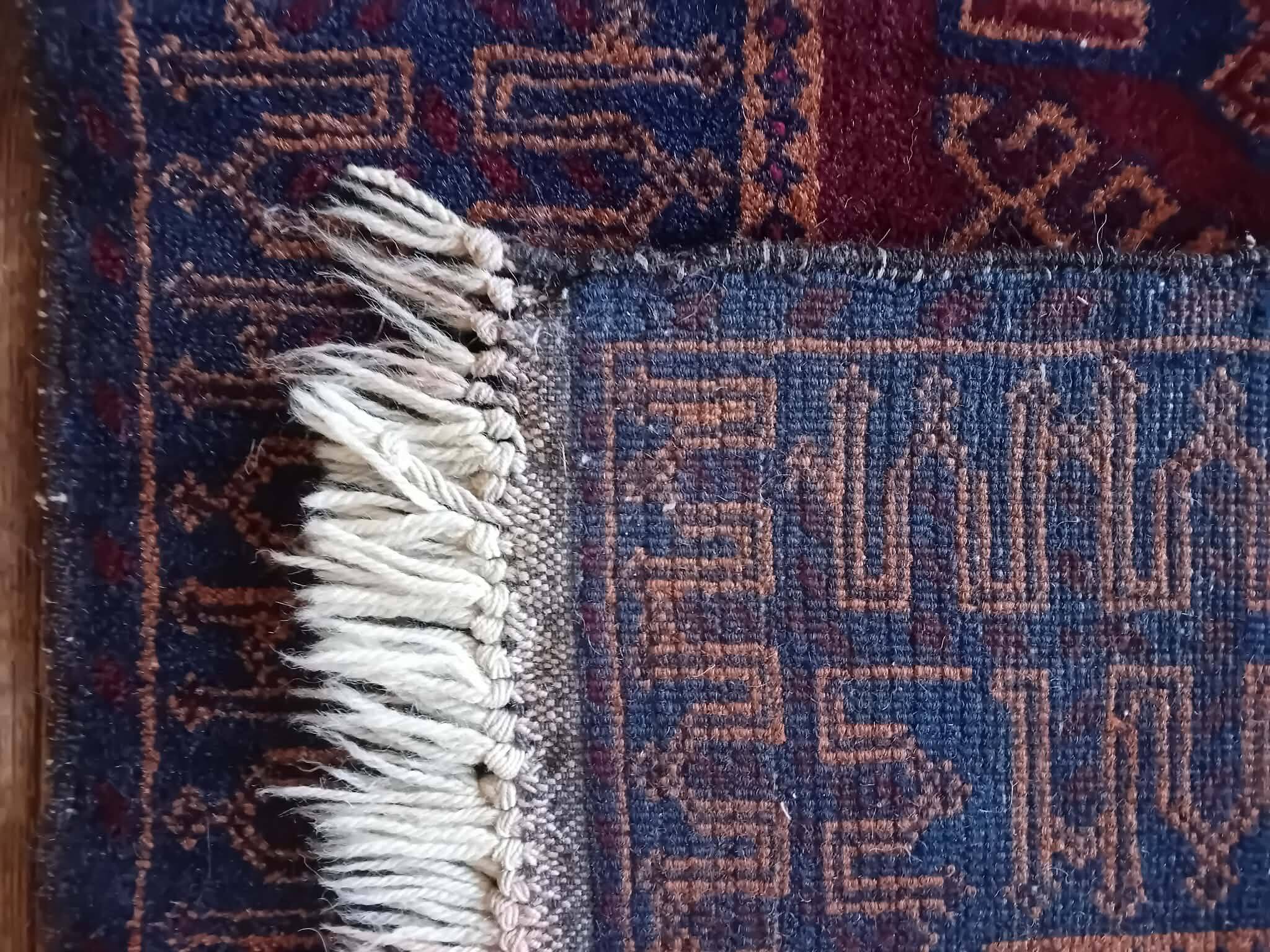 Handmade Afghan Belouch rug 155x90cm