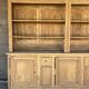 Old office furniture, raw oak wood.
