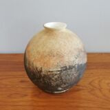 Vase verre soufflé, verrerie de Vianne
