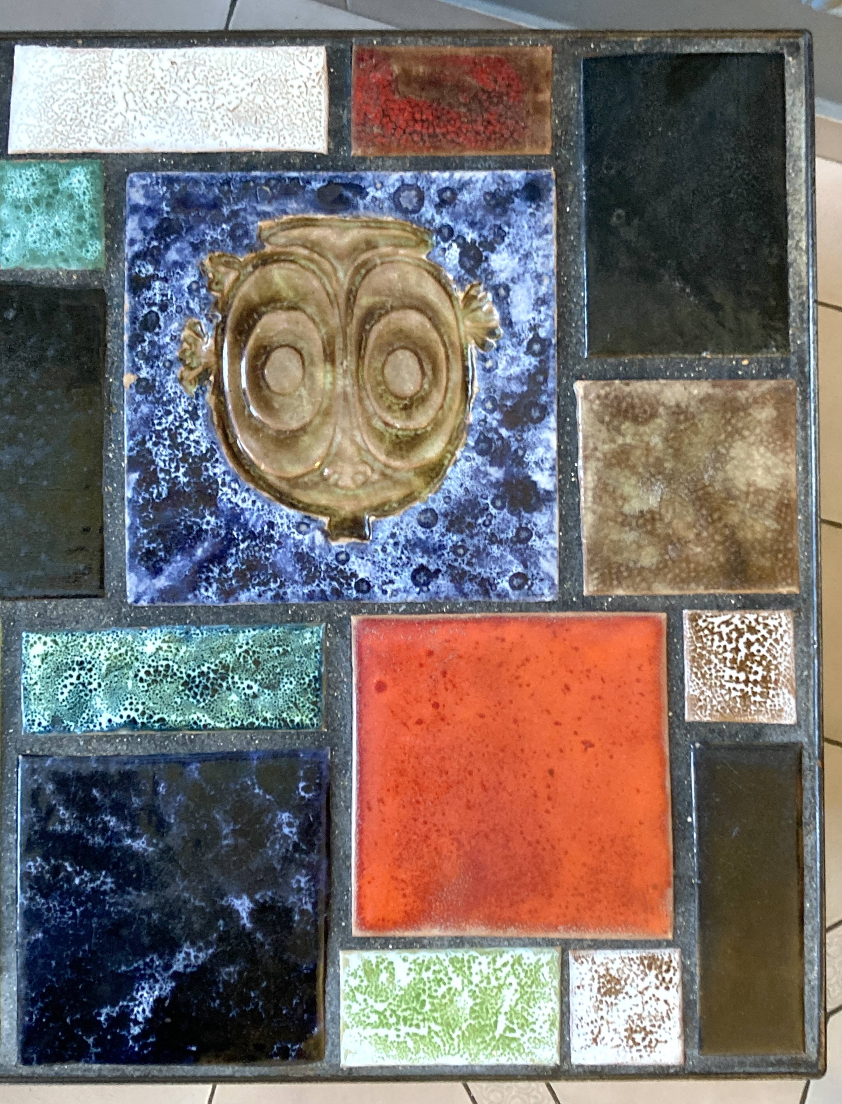 1970s ceramic coffee table