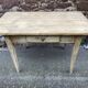 Shabby chic fir farm table painted natural wood 1900