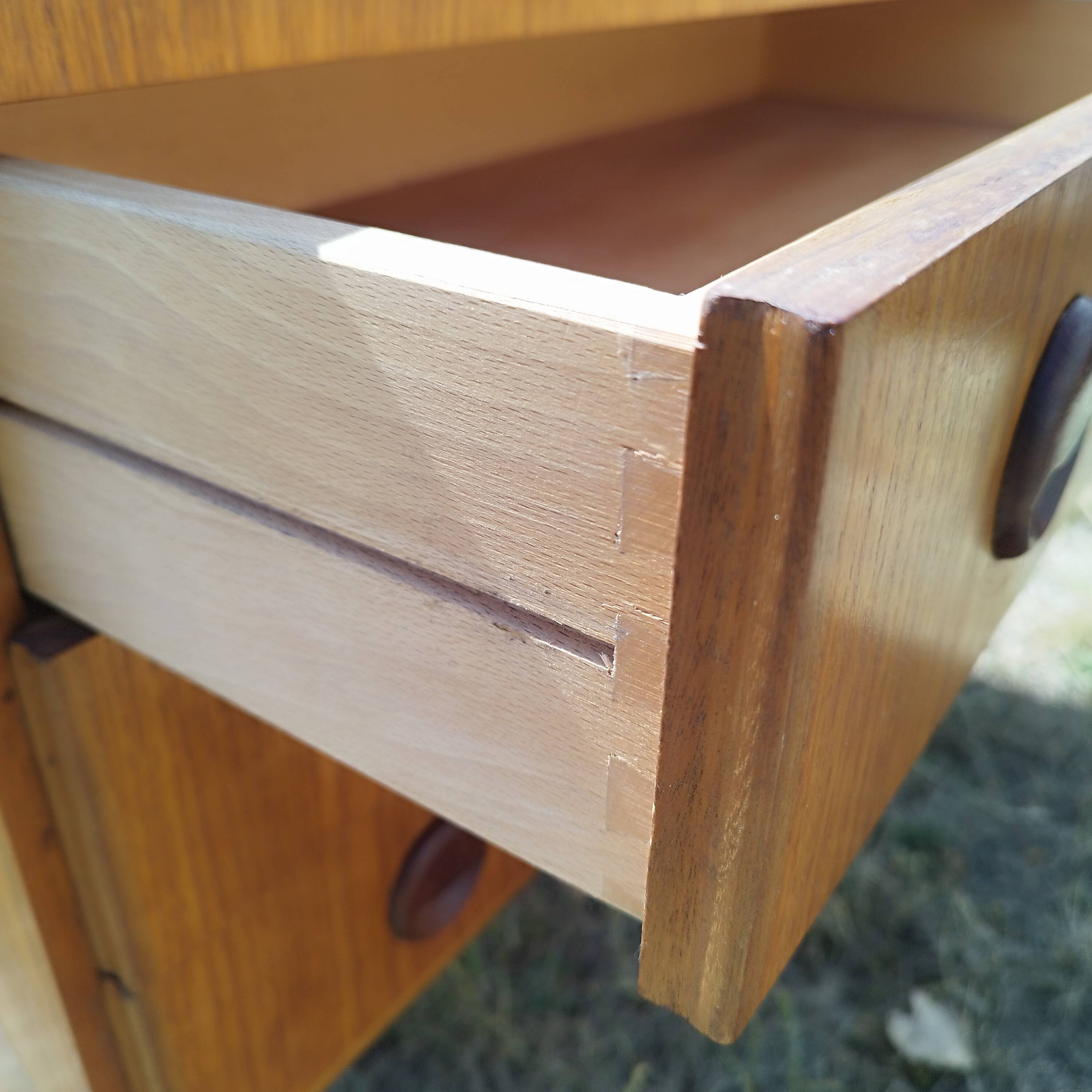 Vintage teak chest of drawers