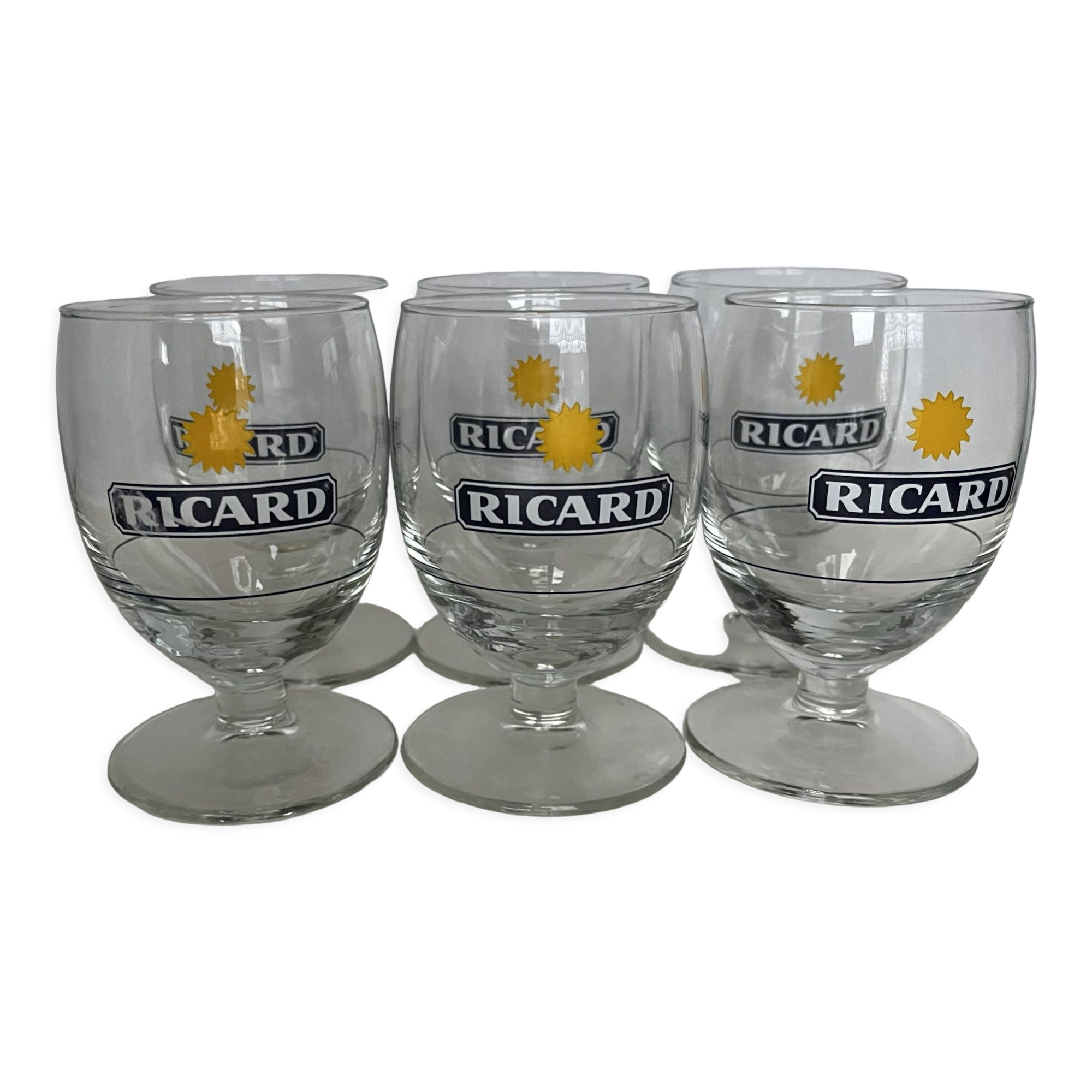 6 glasses ricard
