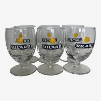 6 glasses ricard