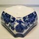 Bowl seymour man fine china porcelain blue floral decor