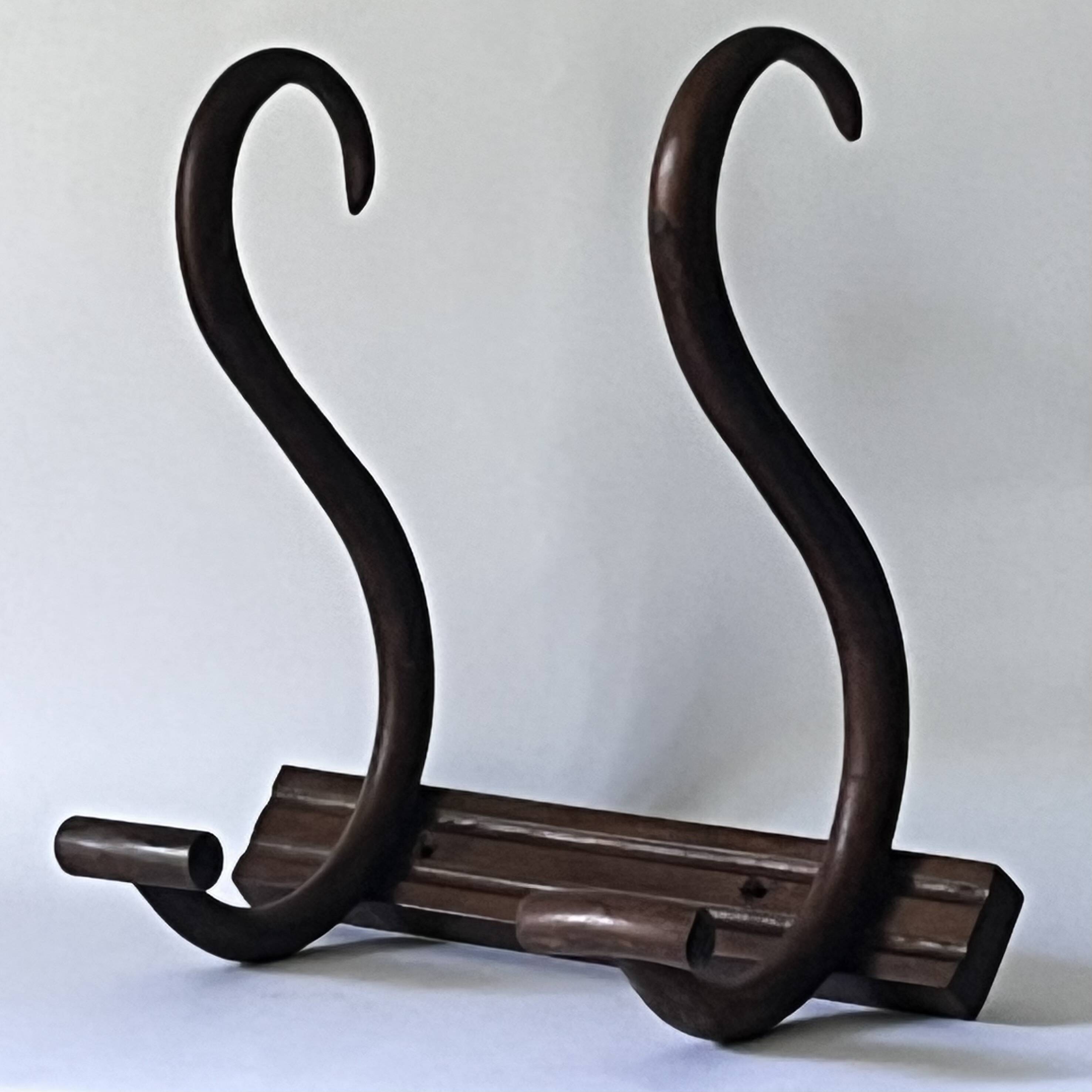 Portemanteau en bois courbé