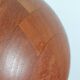 Pair of vintage mid century teak table lamps Kirk Copenhagen