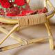 Chair child rattan vintage retro 60s Bohemian bamboo Wicker