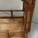 Vintage bamboo and rattan bar service