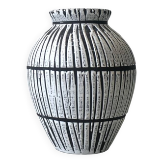 Vase en céramique allemand années 1970