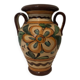 Vase en grès traditionnel à fleur