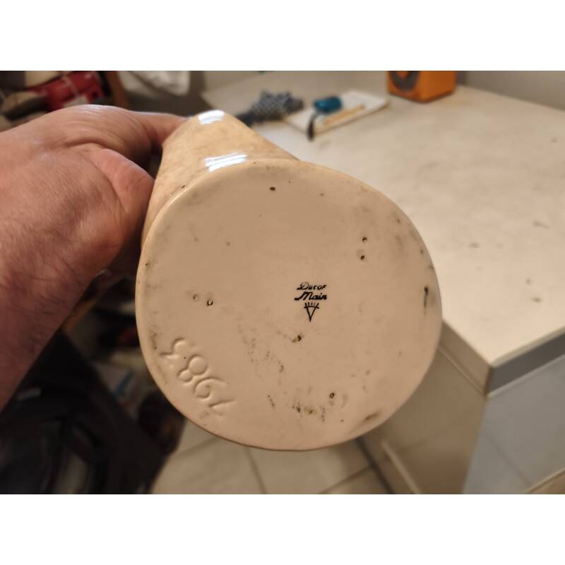 Vintage earthenware vase: Tess