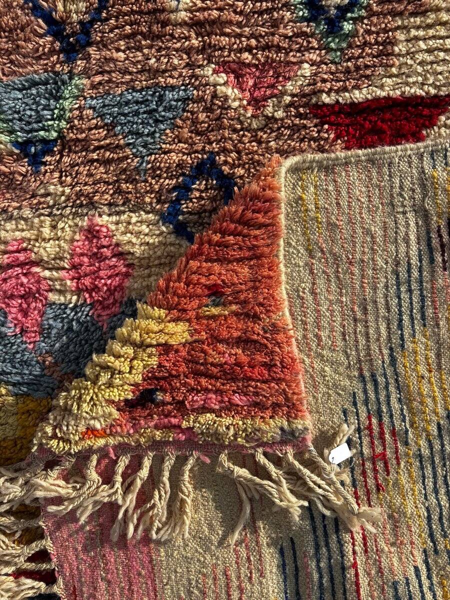 Vintage Berber wool rug, Morocco, 1990