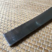 70s design coffee table in metal and smoked glass