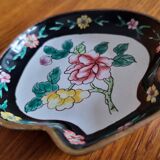 Petite coupelle ancienne en émaux de Canton